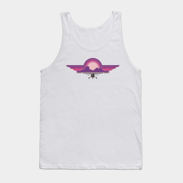 Cessna Sunset Tank Top by Kassi Skye